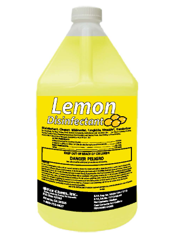 CHEMCOR LEMON DISINFECTANT 1-GAL mv11-074
