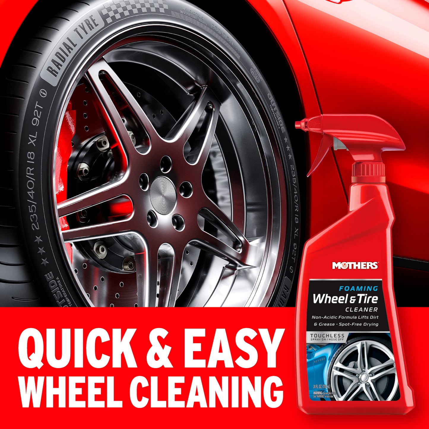 Foaming Wheel & Tyre Cleaner 710ml 05924