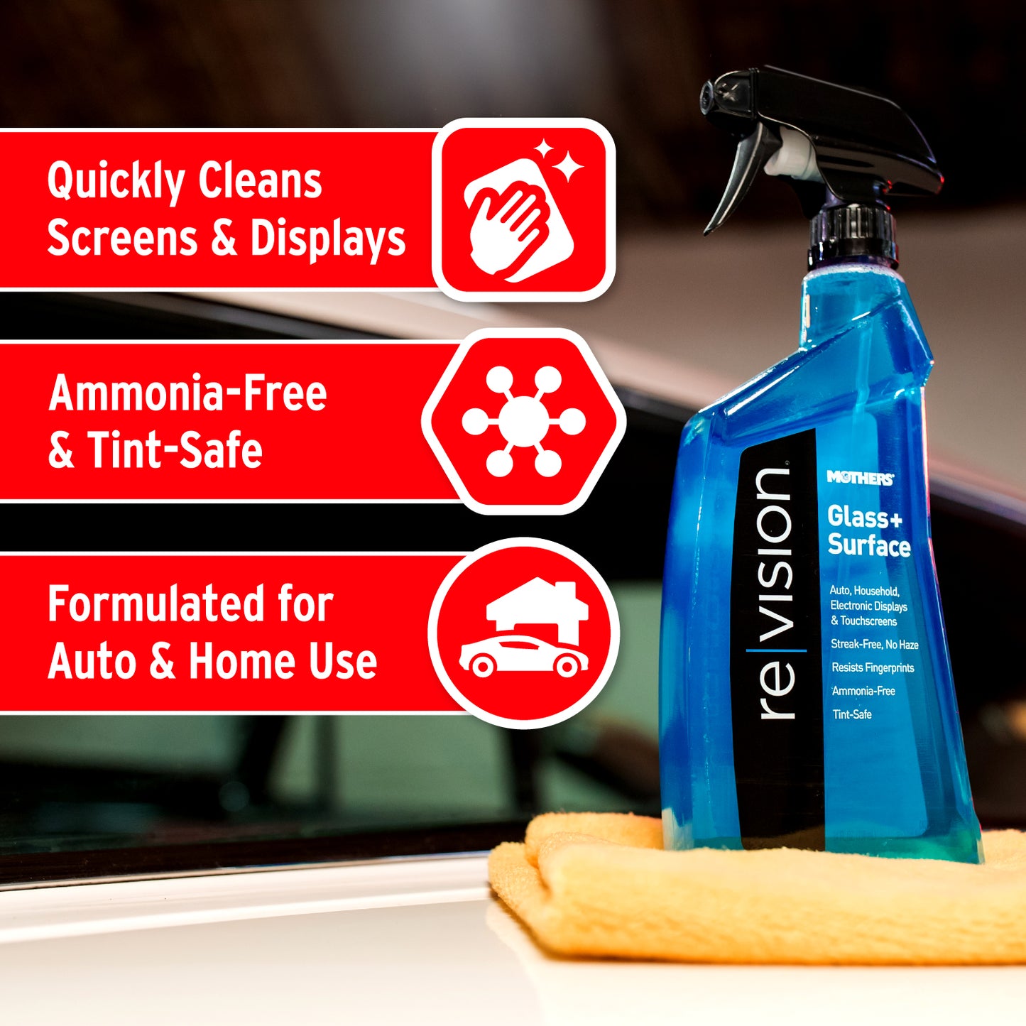 REVISION Glass & Surface Cleaner 710ml 06624