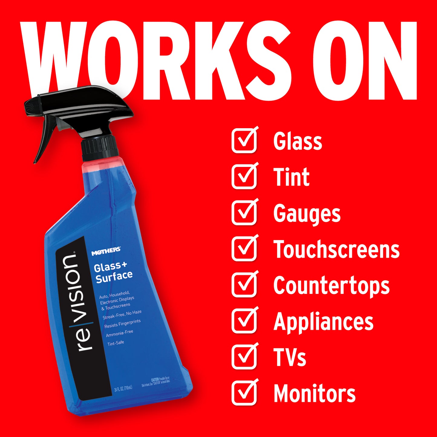 REVISION Glass & Surface Cleaner 710ml 06624