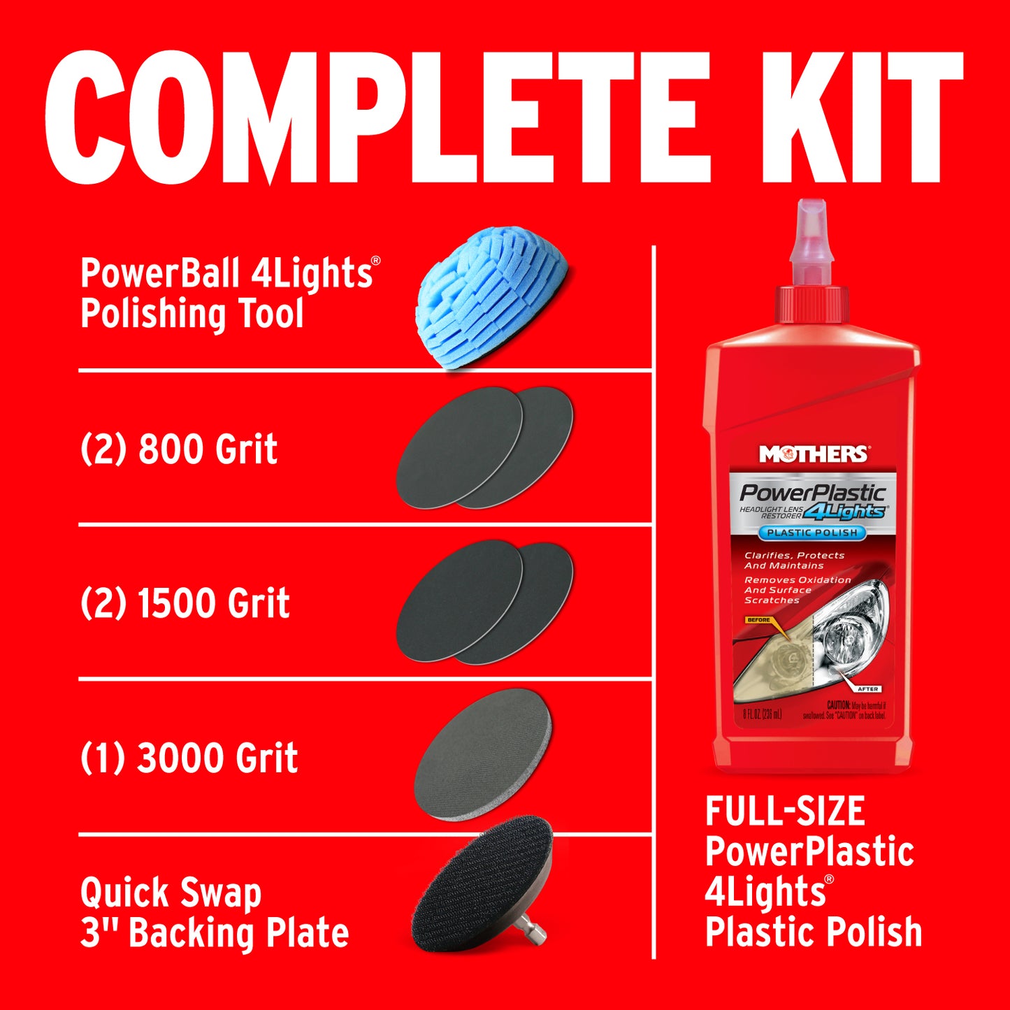 Nulens Headlight Renewal Kit 07251
