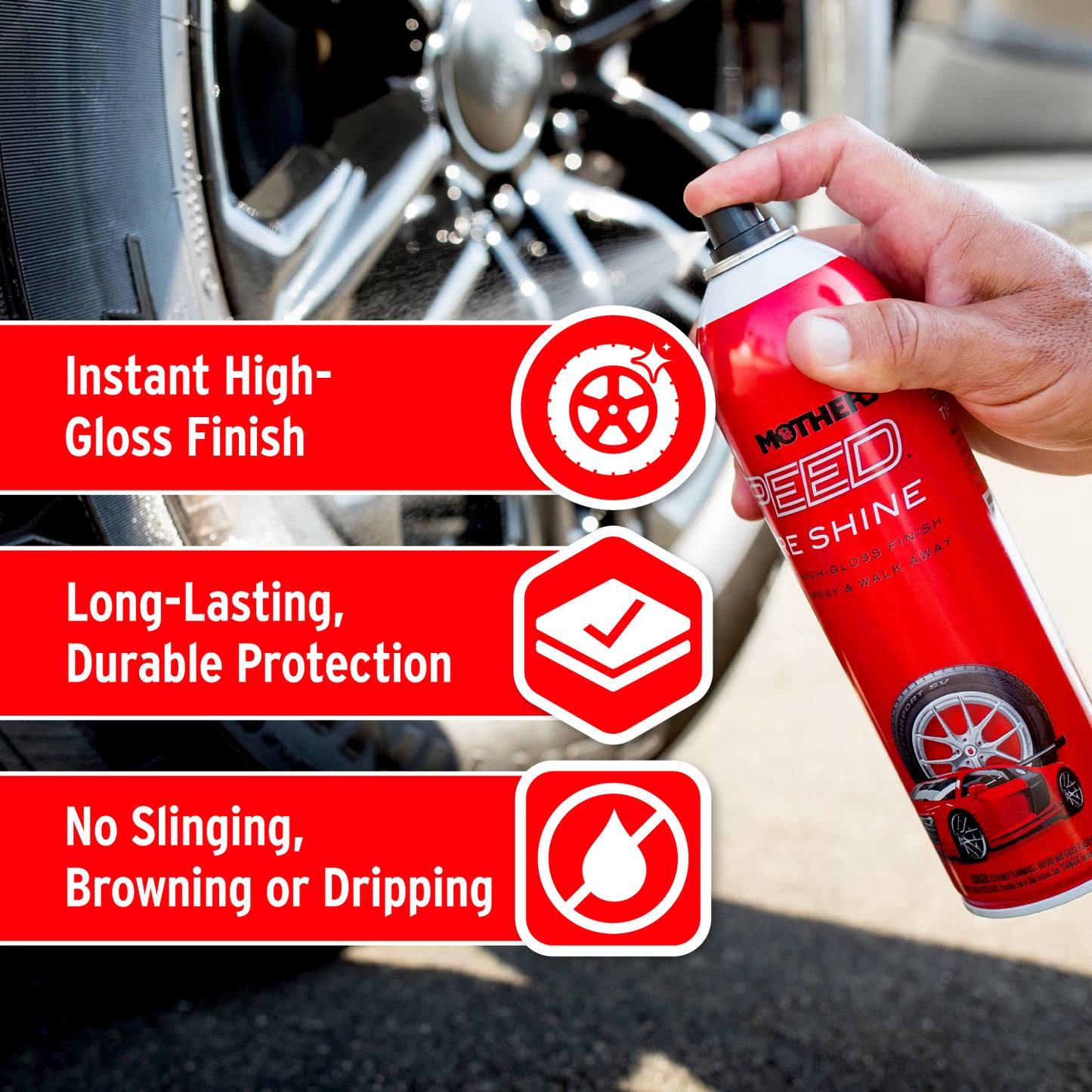 Speed Tire Shine 15oz Aerosol 46915